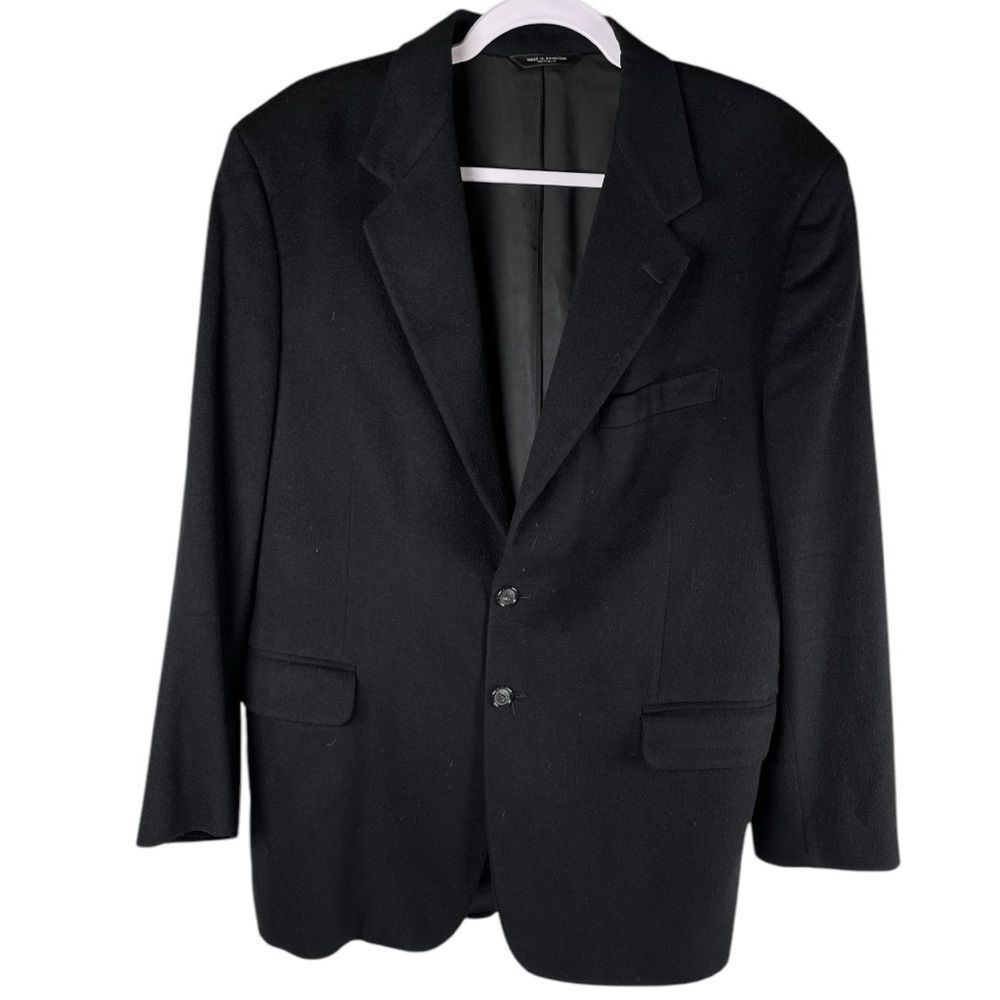 Joseph & Lyman Black 100% Cashmere Single Breasted Sport Coat Blazer Men’s 40R